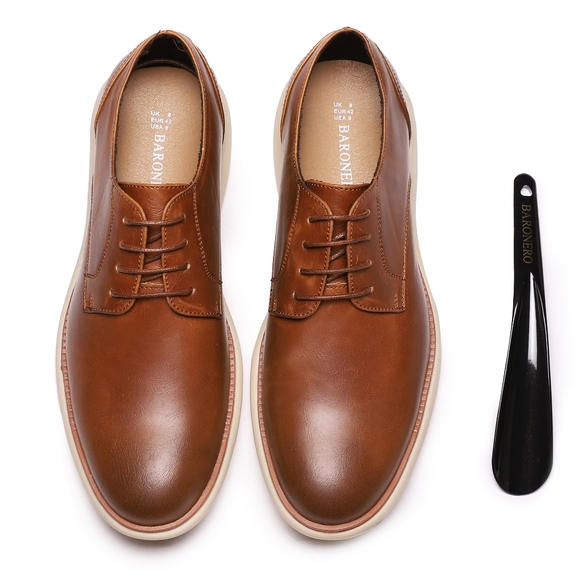 Men's Dress Shoes Oxford Lace Up Walk Oxford - Picture 2 of 6